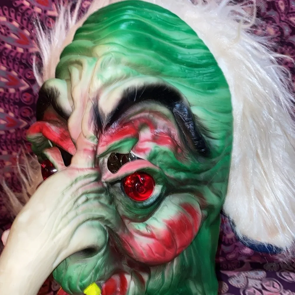 Vintage Fun World Latex Ghoul mask. OS